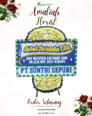 Papan Bunga Duka di Bungi