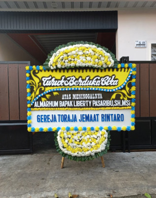 Papan Bunga Duka di Bungi