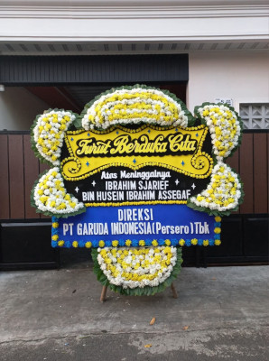 Papan Bunga Duka di Bungi